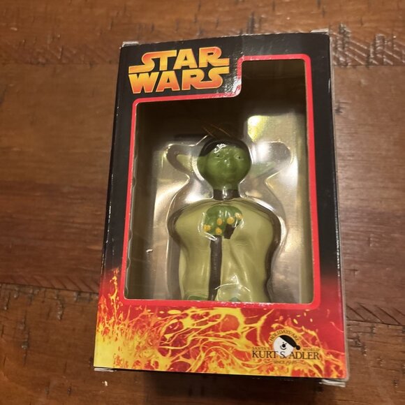 starwars Other - 2005 Star Wars Yoda Holiday Ornament Kurt S Adler NIP U26